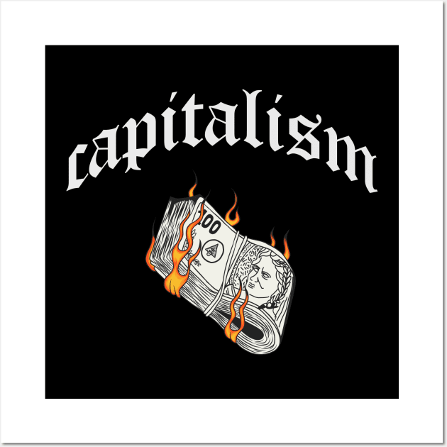 CAPITALISM Wall Art by Vixie Hattori